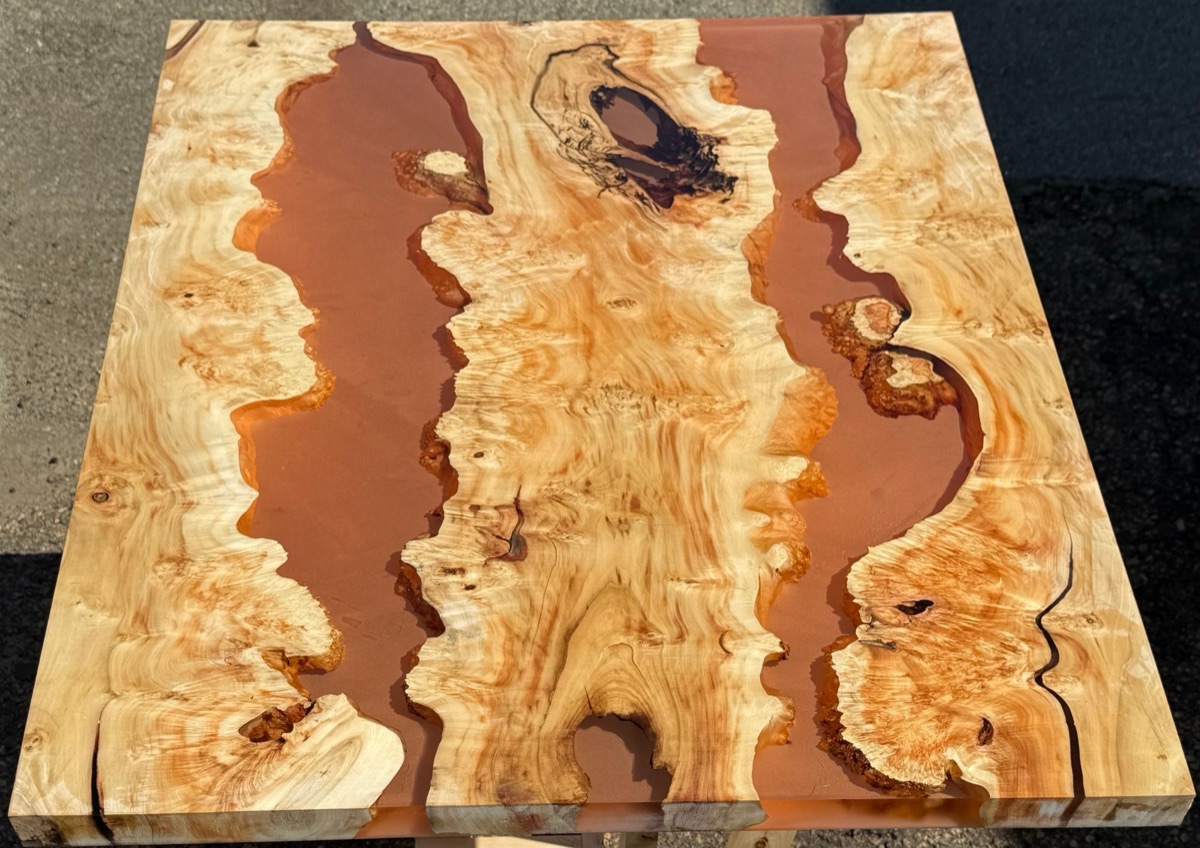 Burl Wood River Table